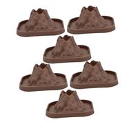 LALADEFIEE 6 pezzi Kit Educativo per Esperimenti Scientifici Gioco Didattico per Esplorare Eruzioni e Apprendere Geografia Gioco Creativo con Riproduzione di Cratere e Componenti Scientifici