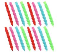 LALADEFIEE 60 Pezzi Bigodini per Chioma in Plastica per Permanente Spirali Flessibili per Chioma Mossi Set per Acconciature Facile da Usare Colore Casuale