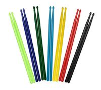 LALADEFIEE 7paia Bacchette Da Batteria Colorate Nylon Set Da Leggero Per Pratiche Musicali e Performance Adatte Musicisti Di Tutte Le Età