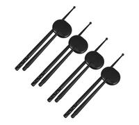 LALADEFIEE 8 pezzi Occluder Occhi Nero in Plastica per Optometria con Bastoncino Mano Strumenti Portatili per Esame Visivo e Oculare per Professionisti