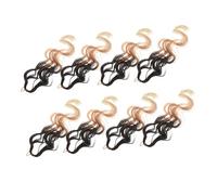 LALADEFIEE 8pezzi French Curly Braiding Hair Extensions Morbide e Voluminose Per Acconciature Da Festa e Uso Quotidiano Sintetici Per Donne Per Dredlock e Goddess Braids