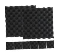 LALADEFIEE 8pezzi Pannelli Acustici Fonoassorbenti Autoadesivi Isolamento Sonoro Per Studio Casa e Teatri Design Sicuro e Resistente Facile Installazione e Assorbimento Ottimale Del Suono