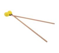 LALADEFIEE Bacchette per Percussioni in Legno Testa in Filato Mazze Morbide per Xilofono e Marimba Set Piccolo per Pratica Musicale e Performance dal Suono Caldo