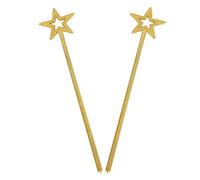 LALADEFIEE Bacchette Stellari Fatate 2 Pezzi per Bambine, Accessori per Costume da Fata Stella D'angelo, Decorazioni per Feste di Compleanno e Giochi di Ruolo Teatrali