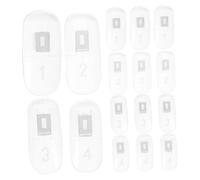 LALADEFIEE Bastoncini per Esposizione di Nail Art 100 Pezzi Punte per Unghie da Pratica Punte Campione per Lo Sviluppo delle Abilità di Nail Art