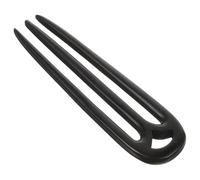 LALADEFIEE Bastoncino per Chioma Cinese in Legno Forcella a Tre Denti, Accessorio per Chignon e Acconciature da Festa