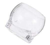 LALADEFIEE Bicchiere in Vetro Resistente al Calore Trasparente per Dessert Gelato e Bevande Design e Piccolo per Cucina Regalo con Liscio e Finitura Raffinata