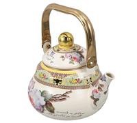 LALADEFIEE Bollitore Smaltato da Fornello Kettle Acqua Rapida con Manico Ergonomico Design Vintage e Fondo Piatto per Tè e Latte Utensile Cucina Classico Retro