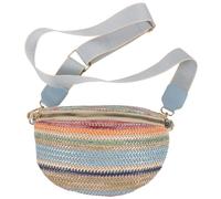 LALADEFIEE Borsa da Cintura Donna in Stile Bohemien Tracolla Larga e Resistente per Viaggi e Ciclismo Custodia Protettiva per Documenti e Valori