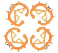 LALADEFIEE Calf Weaning Nose Clip 4 Pezzi, Pinza per Naso in Plastica Arancione, per Svezzamento Vitelli e Bestiame, per Allevatori e Veterinari