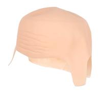 LALADEFIEE Cappello Calvo in Gomma Realistico per Halloween Berretto Pelato Elasticizzato Riutilizzabile per Trucco Cosplay e Feste Uomo Donna Copertura Testa Naturale