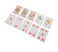 LALADEFIEE Carte da Gioco in Braille per Non Vedenti e Ipovedenti Carte da Poker con Caratteri Grandi Assistive Dimensioni Ottimali per Giochi Vari e Divertimento Inclusivo