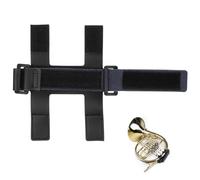 LALADEFIEE Cinghia Antiscivolo Pelle Per Corno Francese Impugnatura Comoda e Sicura Accessorio Per Musicisti Facile Da Attaccare e Rimuovere Design Resistente Per Pratiche e Performance