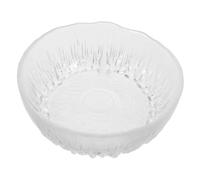 LALADEFIEE Ciotola per Ammollo Unghie Trasparente Piccola Poggia Mani Vaschetta per Manicure Spa Compatibile Solventi per Immersione e Spingi Cuticole Strumento per Nail Art Professionale