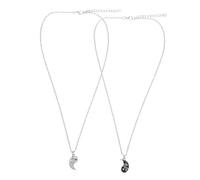 LALADEFIEE Collana Abbinata Taichi Yin Yang in Lega Resistente, Set di Collane D'amore per Coppie e Amici, Legame Intimo per Fidanzati e Regalo di Relazione Elegante