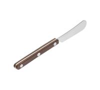 LALADEFIEE Coltello per Spalmare in Acciaio Inossidabile 304, Strumento da Cucina per Formaggio Raschietto e Spargiformaggio Ergonomico, Compatto e Leggero