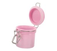 LALADEFIEE Contenitore Per Colla Per Ciglia 200ml Rosa, Serbatoio Di Stoccaggio Adesivo Per Extension Ciglia a Di Perdite, Barattolo Sigillante Pratico e Durevole Per Uso Professionale e Domestico