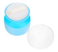 LALADEFIEE Contenitore Piumino Confortevole Ragazzo Ragazza Porta Talco Portatile per Design Semplice in Plastica e Cotone, per Uso Quotidiano a Casa