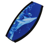 LALADEFIEE Copri Cinturino Blu da Snorkeling per in Neoprene Doppio Strato Protegge i Chioma Design Innovativo, per Immersioni e Snorkeling