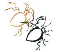 LALADEFIEE Copricapo da Dea a Forma di Serpente Flessibile 2 Pezzi Fascia per Chioma Medusa in Plastica Resistente Accessori Costume Egiziano per Feste Halloween e Cosplay Regina Egizia