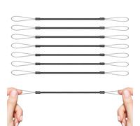 LALADEFIEE Cordino a Molla 8 Pezzi per Penna Stilo Touchscreen, Corda Elastica Resistente Cinturino da Polso per Tablet e Scrittura in Movimento