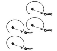 LALADEFIEE Cuffie Cablate con Microfono Omnidirezionale per Insegnanti e Cantanti, Auricolari con Cancellazione Rumore, Microfono a Condensatore con Spina da 3,5 Mm, Set da 4 Pezzi