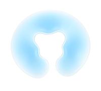 LALADEFIEE Cuscino Massaggiante Faccia in Giù in Silicone Forma a U per Salone di Bellezza e Ospedali Accesso Completo a Schiena e Collo Comfort Garantito