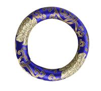 LALADEFIEE Cuscino Seta e Per Ciotola Musicale Buddista Pad Per Campana Cantante Blu Materiale Design Leggero e Portatile Per Meditazione e Buddisti