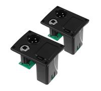 LALADEFIEE Custodia per Batteria 9v per Pickup Attivo Chitarra e Basso, Materiale Plastico e Metallo, Alimentazione Stabile e Efficiente, Accessorio per Performance su Palco, 2 Pezzi