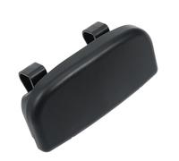 LALADEFIEE Custodia Porta Occhiali Auto Multifunzionale Nero con Doppia Fibbia Organizer Visiera Resistente in Abs per Protezione da Graffi e Polvere