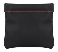 LALADEFIEE Custodia Portatile Borsa Compatta Auricolari per Auricolari Wireless in Pu Nero per Organizzare e e Accessori Elettronici, per Viaggi