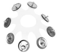 LALADEFIEE Cymbal Tambourine Drum Hihat Accessory Bell Plates for Enhanced Layering Bright Sound for Various Music Genres and Parties