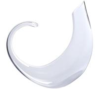 LALADEFIEE Decanter in Vetro Trasparente per Vino Rosso e Whisky Brocca da Casa Design Creativo e Bordi Lisci Contenitore Stabile per Versamento Facile e Conservazione Bevande