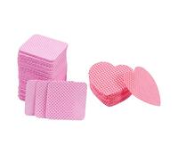 LALADEFIEE Dischetti di Cotone senza Lanugine per Unghie 400 Pezzi Salviette Struccanti Formato da Viaggio Super Assorbenti in Cotone per Rimozione Smalto Gel e Extension Ciglia Contenitore