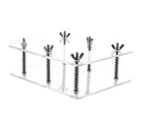 LALADEFIEE Dispositivo Pressa Carte Gioco Portatile Strumento Correttore Curvatura e Appiattimento Carte Accessorio Te Leggero e Robusto per Riparazione e Conservazione di Schede da