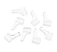 LALADEFIEE Fermaocchiali Trasparente in Silicone 50 Pezzi Poggiorecchie e Ganci per Orecchie, Accessori Antiscivolo per Occhiali da Vista e Attività Outdoor