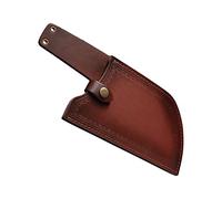 LALADEFIEE Fodero Custodia Marrone Coltello in e Pelle Artificiale Resistente All'usura Portatile Protettiva per Coltelli da Campeggio e Uso Quotidiano