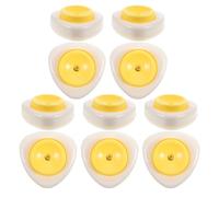 LALADEFIEE Foratore per Uova Sode 10 Pezzi con Base in Plastica Resistente e Blocco di Sicurezza Utensile Manuale per Perforare Gusci Accessorio Compatto per Cucina e Preparazione