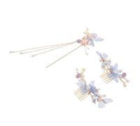 LALADEFIEE Forcine Capelli Cinesi Hanfu Retrò con Nappa Lunga Accessori Capelli Donna per Matrimoni Feste e Occasioni Speciali Design Tradizionale Fatto Mano Elegante e Resistente