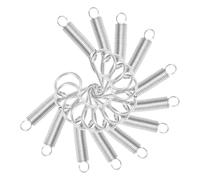 LALADEFIEE Ganci a Molla Resistenti e Antistrappo per Garantire la Sicurezza degli Animali Domestici 12 in Metallo Inossidabile per Porte Gabbie Conigli e