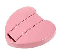 LALADEFIEE Gancio Pieghevole in Alluminio Rosa Adesivo Forte, Appendiabiti da Parete per Bagno e Cucina, Design a Cuore Nascosto, per Asciugamani e Accappatoi, Facile da Installare