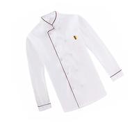 LALADEFIEE Giacca da Cuoco Personalizzata Pasticciere Uniforme delle Pulizie Alta Nera per Gli Uomini Chef Ristorazione Giacca da Uomo Cappotti da Cuoco Cucina Largona Femminile Cotone