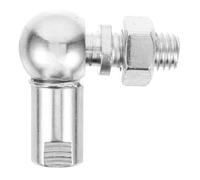 LALADEFIEE Giunto Sferico Angolare per Tiranti Auto Giunto Sfera in Acciaio al Carbonio Resistente per Collegamenti Tirante Inox Movimento Preciso e