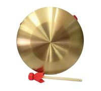 LALADEFIEE Gong Rame Tradizionale Cinese Mallet Strumento Di Percussione Per Decorazioni e Spettacoli Facile Da Suonare Suono Profondo e Potente Per Musicisti e Insegnanti
