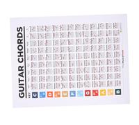 LALADEFIEE Guitar Chord Practice Chart Per Principianti Poster Didattico Con Diagrammi Di Accordi e Scale Musicali Guida Visiva Per Amanti Della Musica e Studenti Di Chitarra