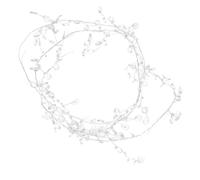 LALADEFIEE Hanging Teardrop Ornaments 2 Pezzi 1,5 m con Filo di Cristallo per Cerimonia Religiosa e Arredamento Garden Wedding Riutilizzabile