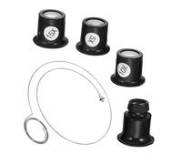 LALADEFIEE Ingrandimento Orologiaio con Vetro Ottico e Kit Portatile per Gioielliere e Riparazione Orologi Professionale