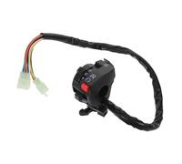 LALADEFIEE Interruttore Manubrio Sinistro Motociclo Funzioni Resistenti per Atv Quad e Dirt Bike Controllo Luci e Avviamento Sicuro Montaggio Facile