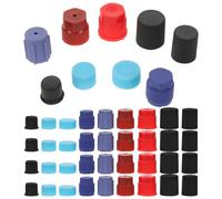 LALADEFIEE Kit 45 Tappi per Valvole Aria Condizionata Auto Coperchio Valvola Plastica Resistente a Calore e Corrosione Sostituzione Rapida per Sistemi Ac Veicoli Protezione Polvere e