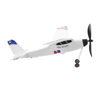 LALADEFIEE Kit Modellino Aereo con Molla Blu Aeromodello Lancio Manuale per Gioco Educativo Stem Facile da Montare Sicuro e Adatto Principianti e Attività di Gruppo all Aperto